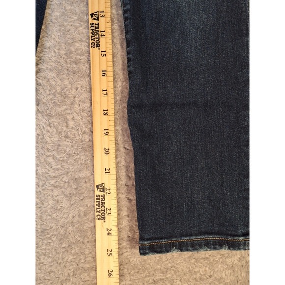 Kut from the Kloth Womens Dark Wash, Whiskered Straight Leg Jeans Size 4 - Picture 8 of 13
